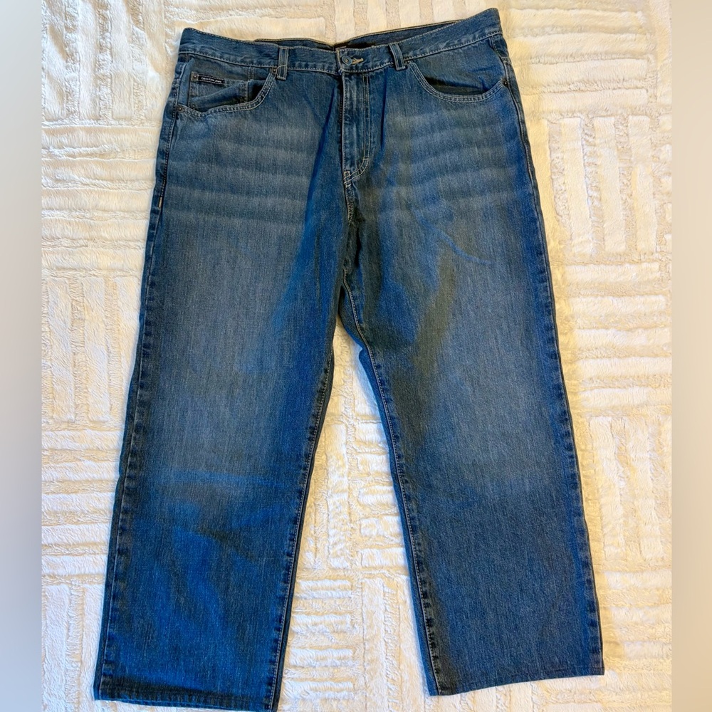 Calvin Klein Blue Relaxed Fit Jeans with Classic Styling